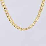 Cadena Cubana 10g / 60cm / 5.15mm Oro Amarillo 18K