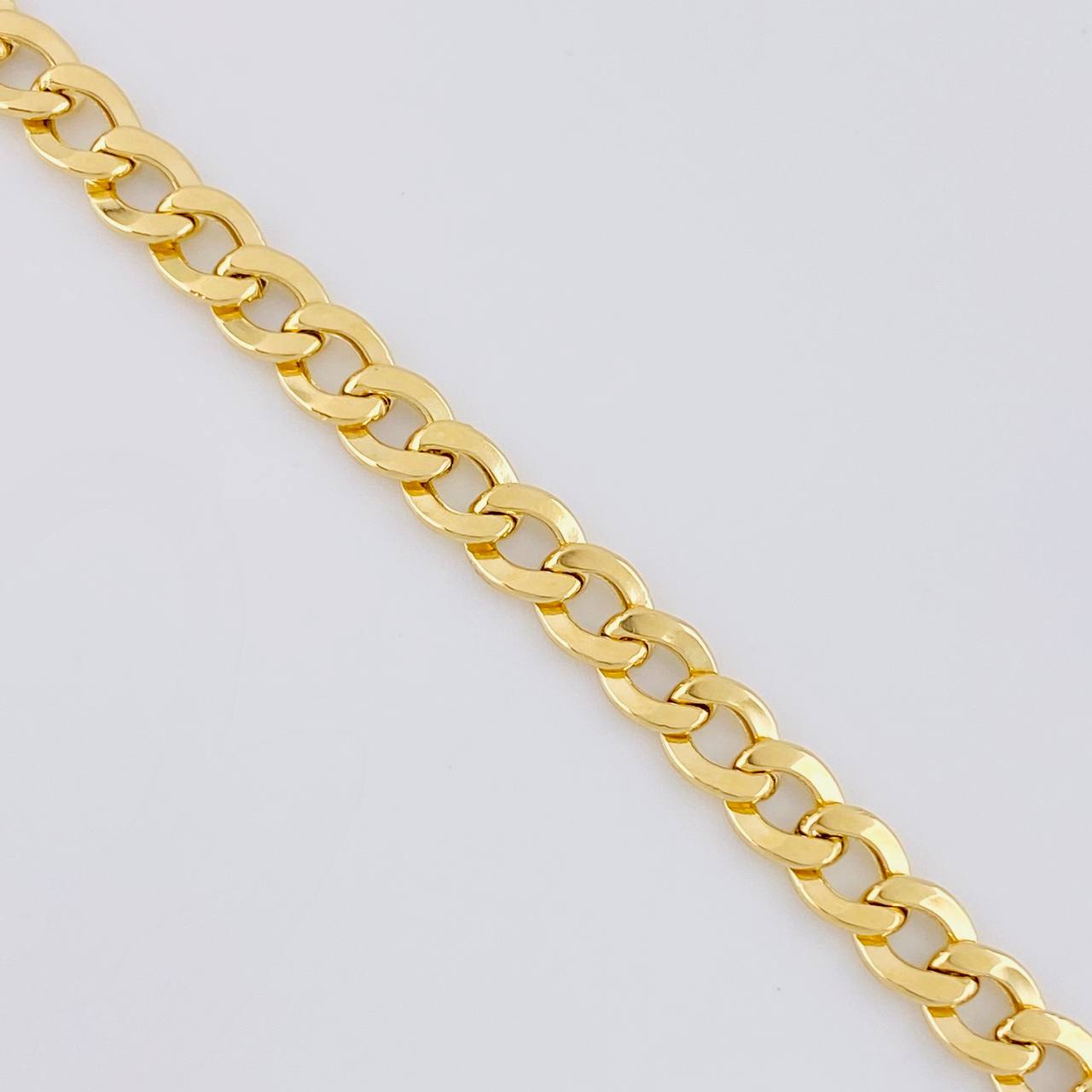 Cadena Cubana 9.05g / 50cm / 5.1mm Oro Amarillo 18K
