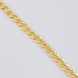 Cadena Cubana 9.05g / 50cm / 5.1mm Oro Amarillo 18K