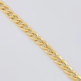 Cadena Cubana 10.45g / 60cm / 5.3mm Oro Amarillo 18K