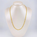 Cadena Cubana 9.05g / 50cm / 5.1mm Oro Amarillo 18K