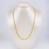 Cadena Cubana 10.45g / 60cm / 5.3mm Oro Amarillo 18K