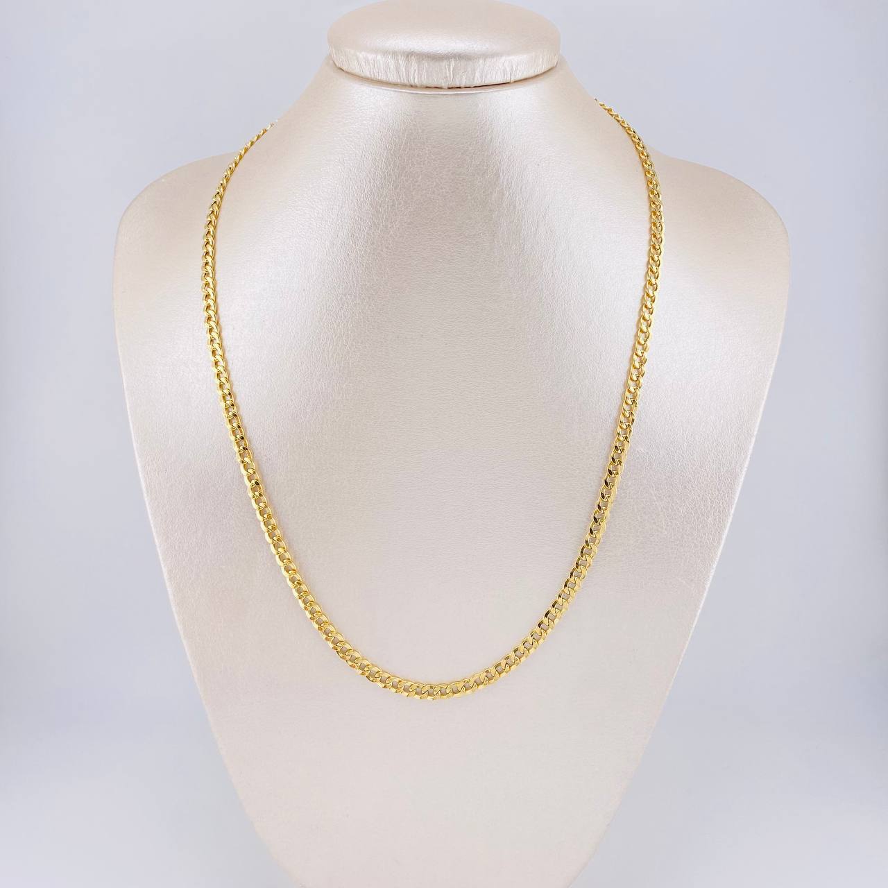 Cadena Cubana 6g / 50cm / 4.2mm Oro Amarillo 18K