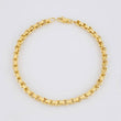 Pulso Veneciana Cuadrada 6.55g / 21.5cm / 4.5mm Tres Oros 18K