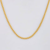 Cadena Cubana 2.05g / 60cm / 2mm Oro Amarillo 18K