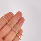 Cadena Cubana 2.05g / 60cm / 2mm Oro Amarillo 18K