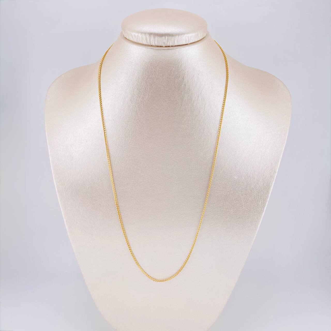 Cadena Cubana 2.05g / 60cm / 2mm Oro Amarillo 18K