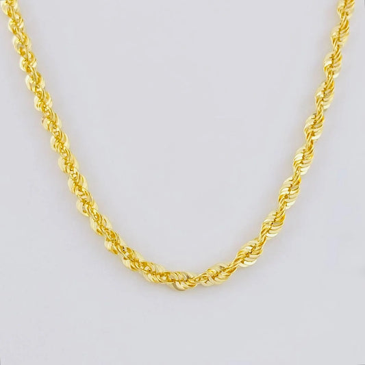Cadena Lazo 3.1g / 50cm / 2.15mm Oro Amarillo 18K