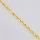 Cadena Lazo 3.1g / 45cm / 2.65mm Oro Amarillo 18K
