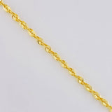 Cadena Lazo 3.1g / 50cm / 2.15mm Oro Amarillo 18K