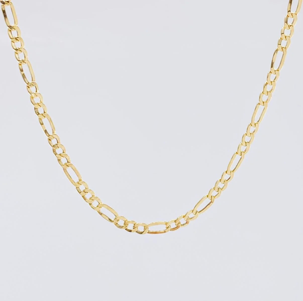 Cadena Figaro 6.5g / 60cm / 2mm Oro Amarillo 18K