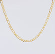 Cadena Fígaro 7.6g / 60cm / 4.3mm Oro Amarillo 18K