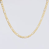 Cadena Figaro 7.8g / 60cm / 4.3mm Oro Amarillo 18K