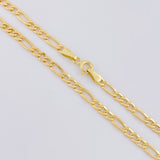 Cadena Figaro 7.8g / 60cm / 4.3mm Oro Amarillo 18K