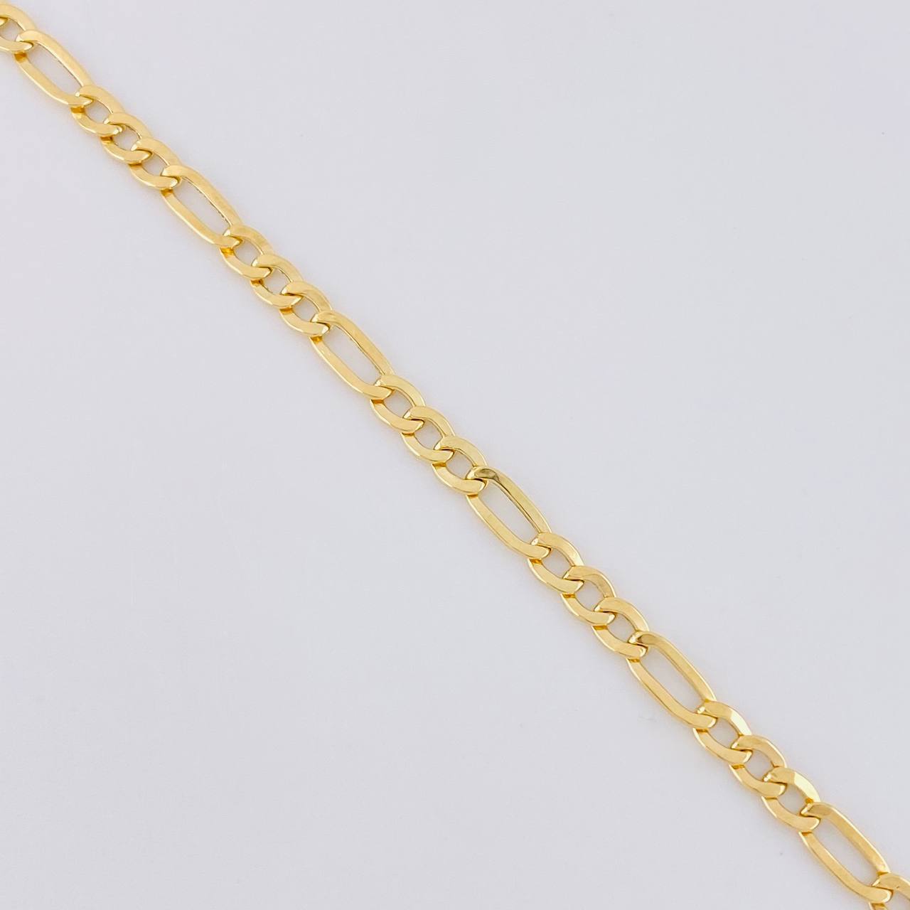 Cadena Figaro 7.8g / 60cm / 4.3mm Oro Amarillo 18K