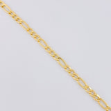 Cadena Figaro 7.8g / 60cm / 4.3mm Oro Amarillo 18K