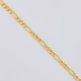 Cadena Figaro 2.6g / 60cm / 2.6mm Oro Amarillo 18K