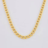 Cadena Cubana 4.15g / 50cm / 2.1mm Oro Amarillo 18K