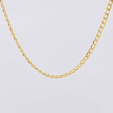 Cadena Cubana 3.45g / 50cm / 3.1mm Oro Amarillo 18K