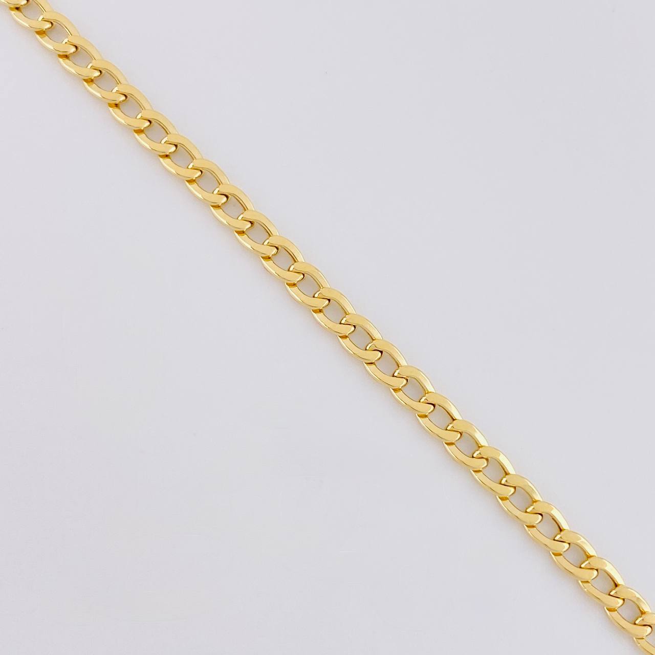Cadena Cubana 3.65g / 50cm / 3.1mm Oro Amarillo 18K