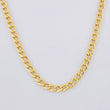 Cadena Cubana 2.15g / 45cm / 2.4mm Oro Amarillo 18K