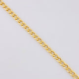 Cadena Cubana 2.15g / 45cm / 2.4mm Oro Amarillo 18K
