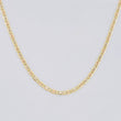 Cadena Escalera Plana Diamantada 1.1g / 40cm / 1.3mm Tres Oros 18K