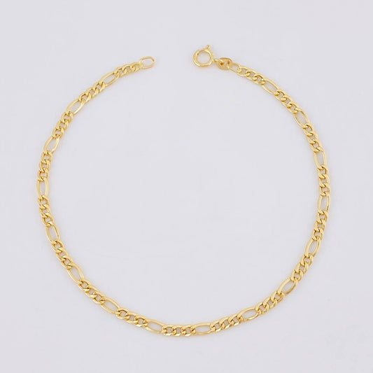 Pulso Figaro 0.7g / 18.7cm / 1.9mm Oro Amarillo 18K