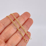 Pulso Figaro 0.7g / 19.5cm / 1.95mm Oro Amarillo 18K