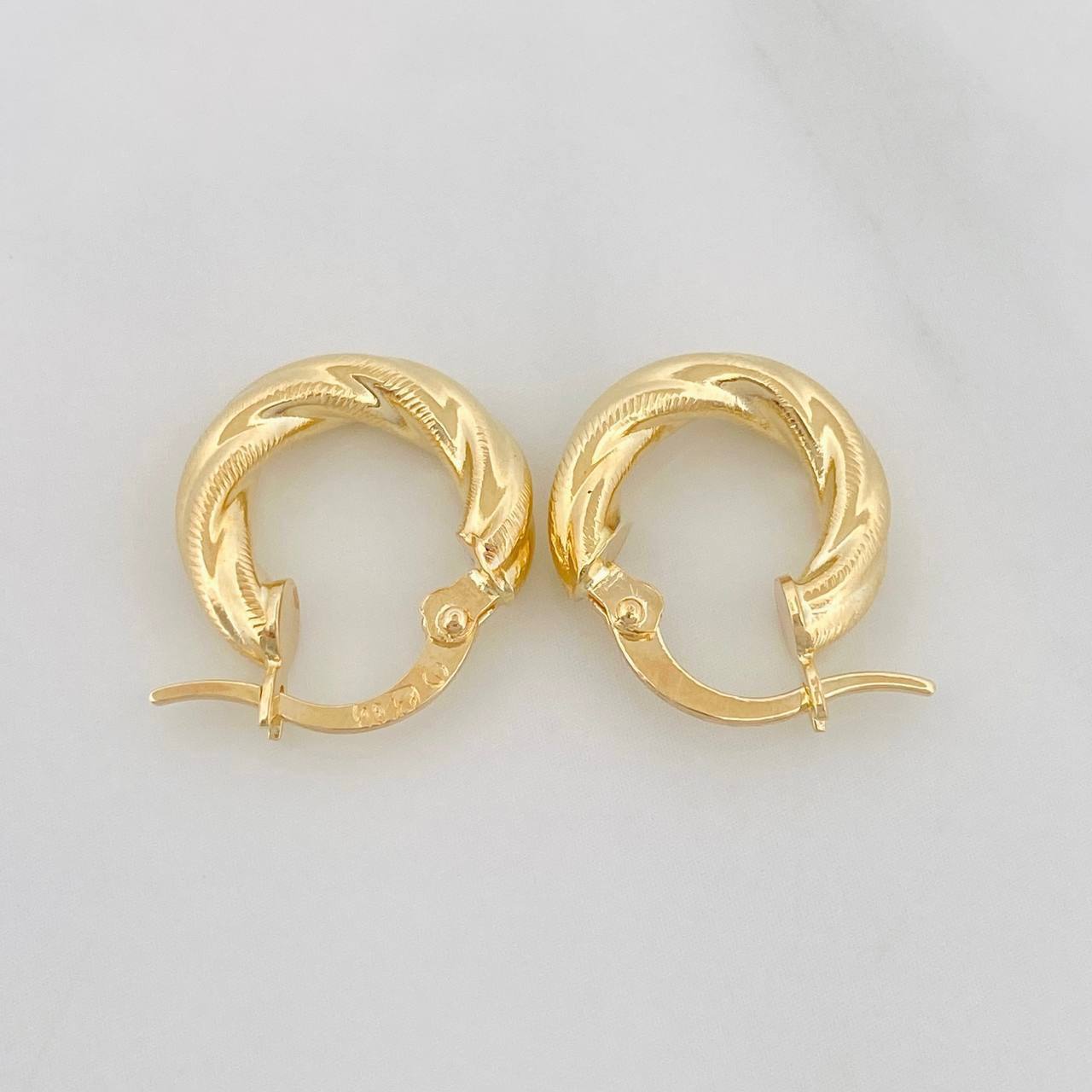 Candongas Gala 1.8g / 1.5cm Oro Amarillo 18K