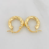 Candongas Gala 1.8g / 1.5cm Oro Amarillo 18K