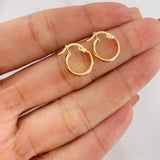 Candongas Susi 1.05g / 1.5cm Oro Amarillo 18K