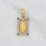 Dije Medalla Virgen Milagrosa 2.55g / 2.5cm Oro Amarillo 18K