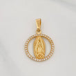 Dije Medalla Virgen Guadalupe 1.45g / 2.3cm Oro Amarillo 18K