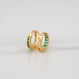 Candongas Carril 1.05g / 1cm Oro Amarillo 18K