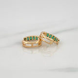 Candongas Carril 1.05g / 1cm Oro Amarillo 18K