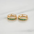 Candongas Carril 1.05g / 1cm Oro Amarillo 18K