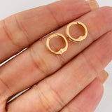Candongas Carril 1g / 1cm Oro Amarillo 18K
