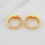 Candongas Carril 1g / 1cm Oro Amarillo 18K