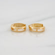 Candongas Carril 1g / 1cm Oro Amarillo 18K