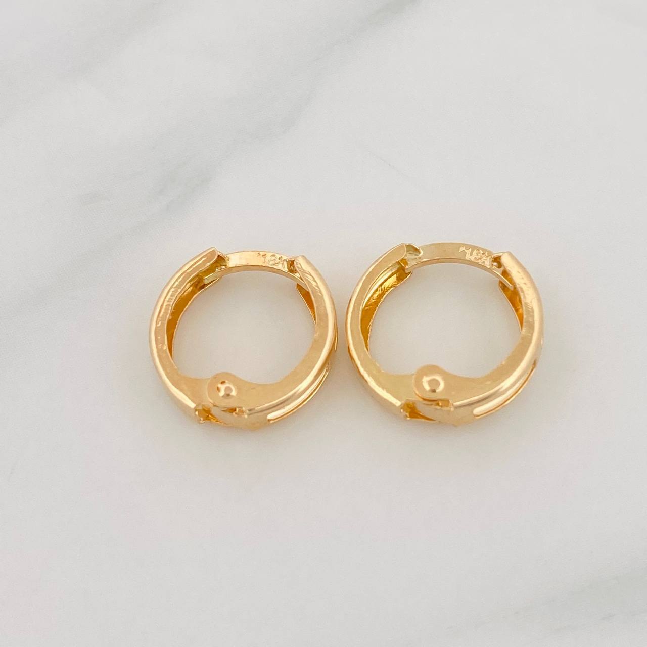 Candongas Carril 1g / 1cm Oro Amarillo 18K
