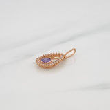 Dije Halo Gota 0.9g / 1cm Oro Rosa 18K