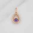 Dije Halo Gota 0.9g / 1cm Oro Rosa 18K