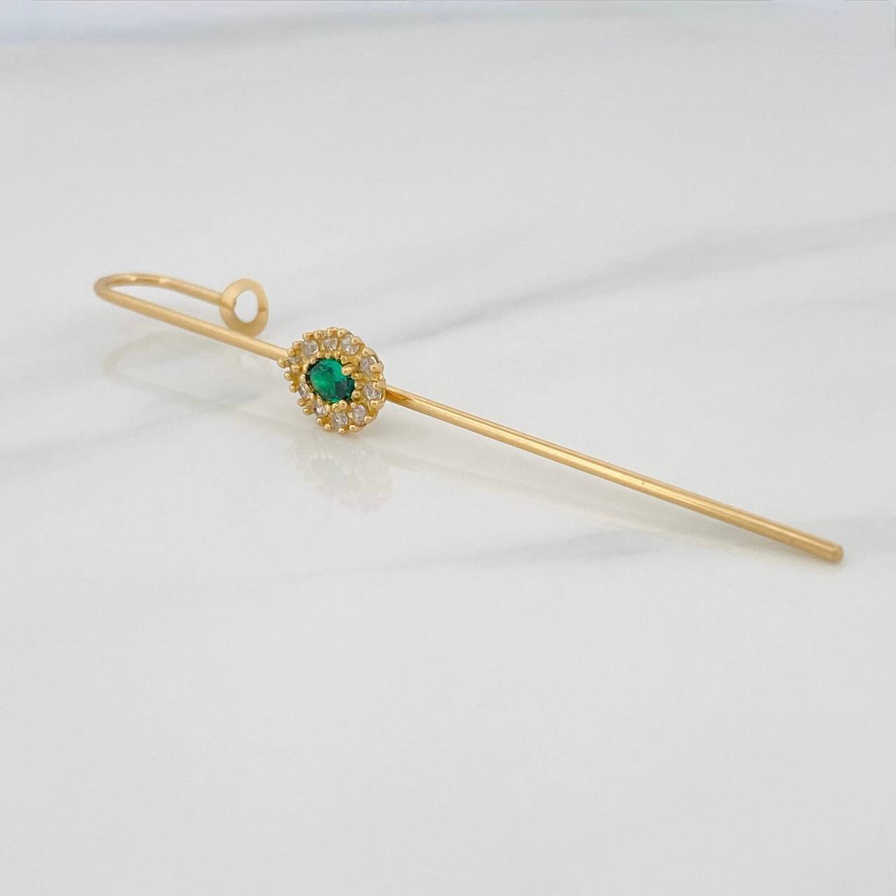Piercing Halo Gota 2.2g / 7cm Oro Amarillo 18K