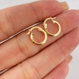 Candongas Clau 0.8g / 1.5cm Oro Amarillo 18K