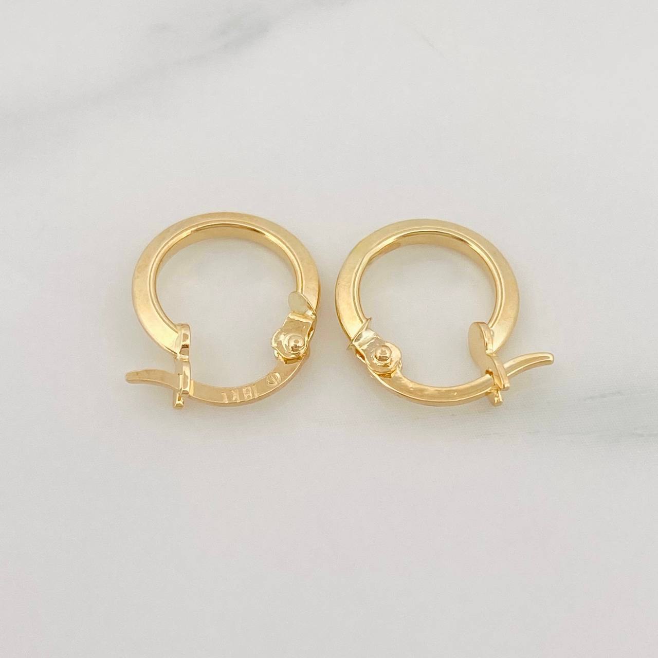 Candongas Clau 0.8g / 1.5cm Oro Amarillo 18K