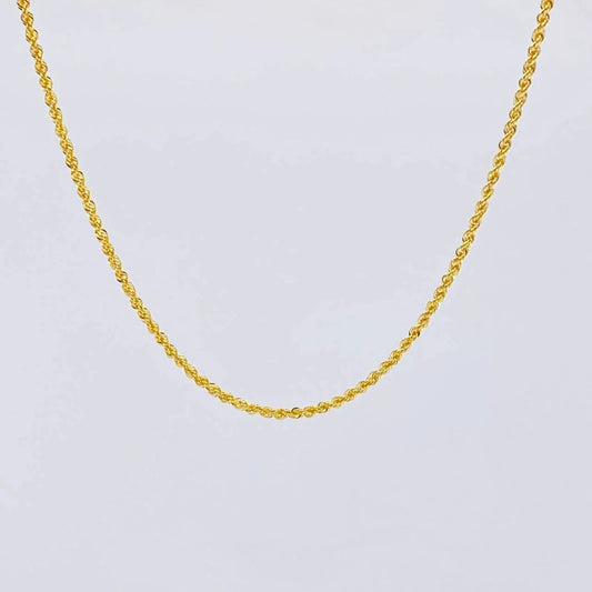 Cadena Lazo 2.55g / 50cm / 1.9mm Oro Amarillo 18K