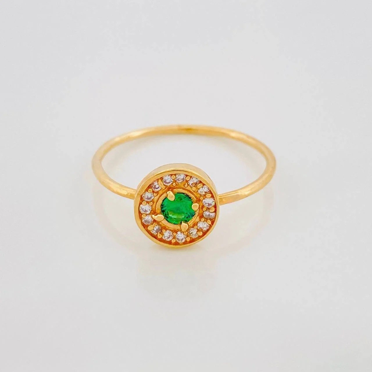 Anillo Circulo 1.45g / T6 1/4 Oro Amarillo 18K
