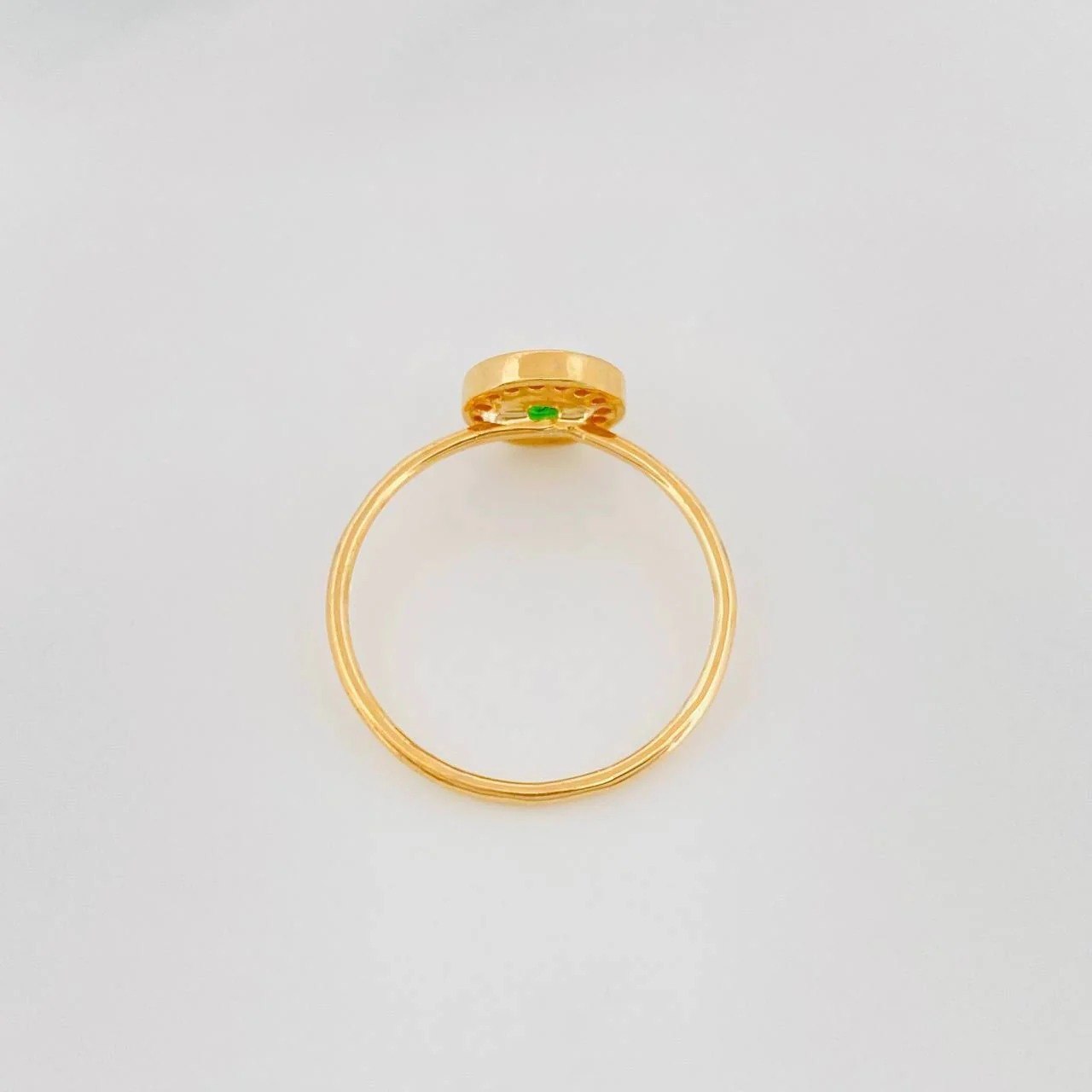 Anillo Circulo 1.45g / T6 1/4 Oro Amarillo 18K