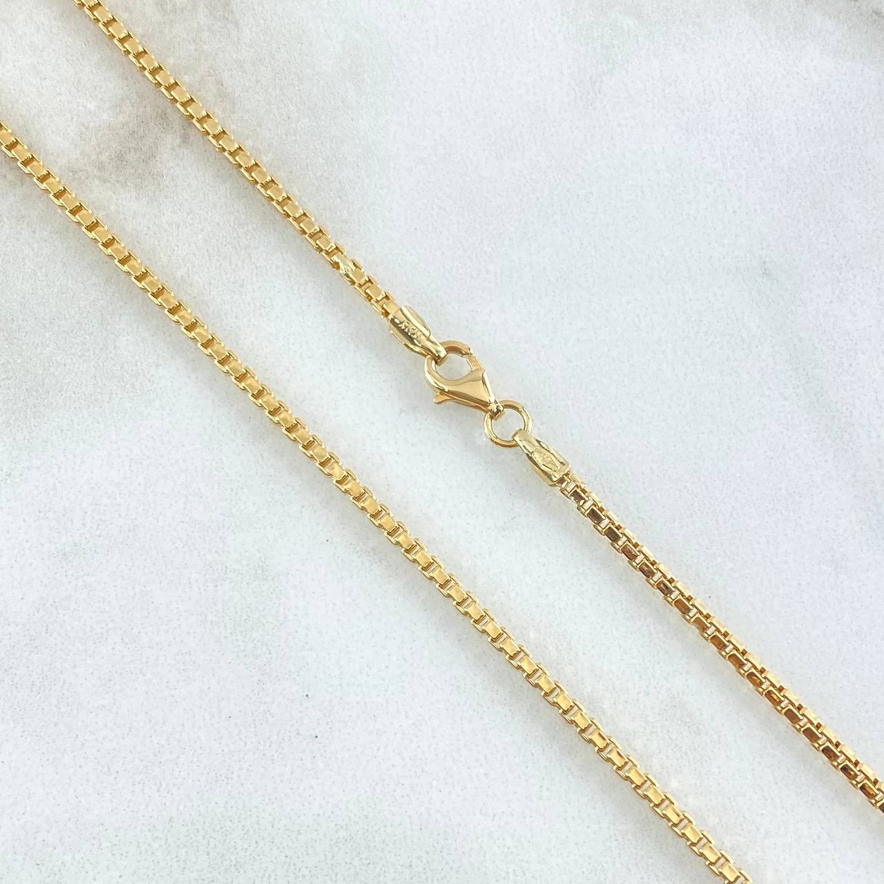 Cadena Veneciana 6.45gr / 60cm / 1.9mm Oro Amarillo +3 18K ©
